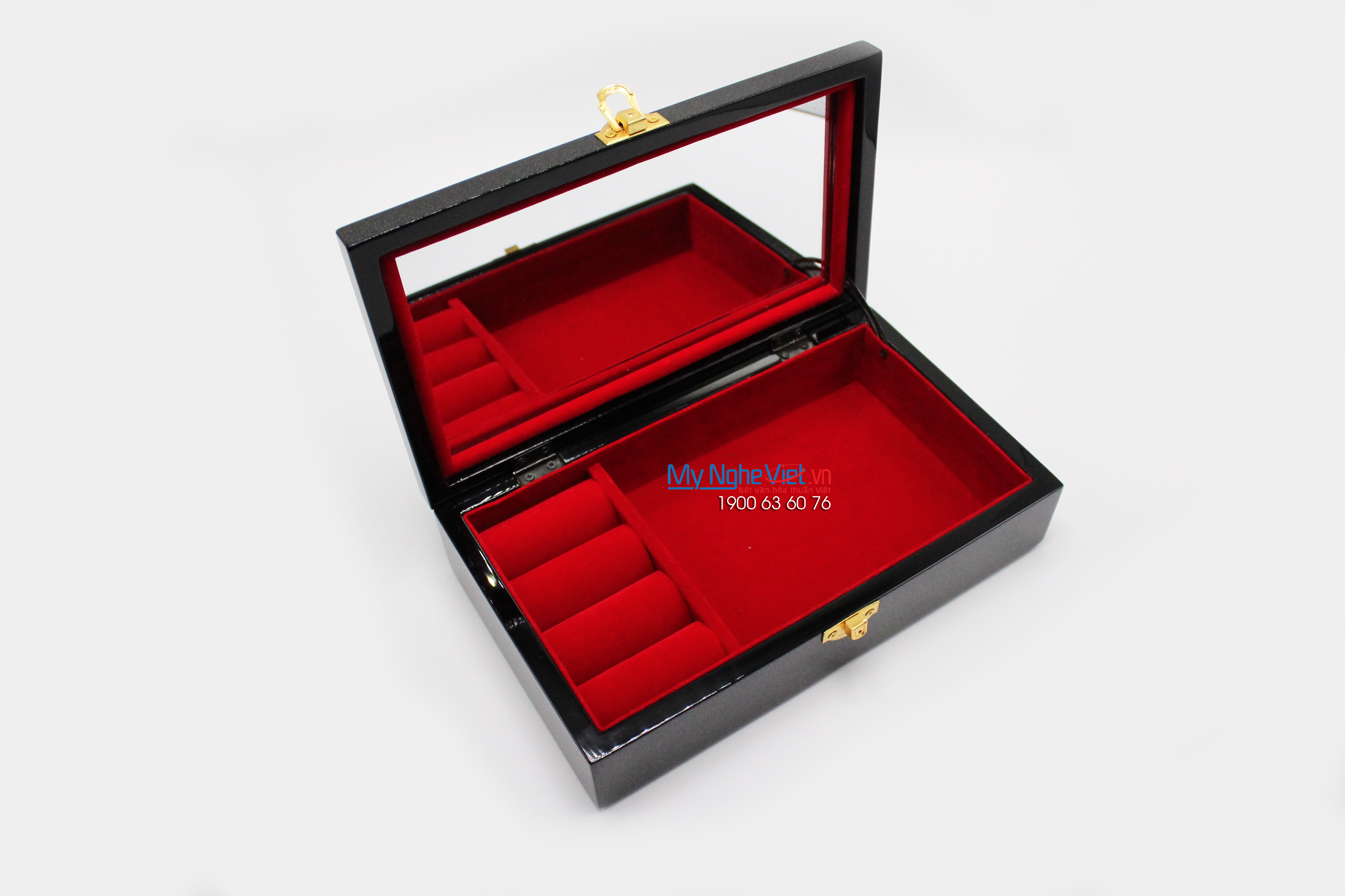 Lacquer Jewellery  Box - MNV-SPCC8-1