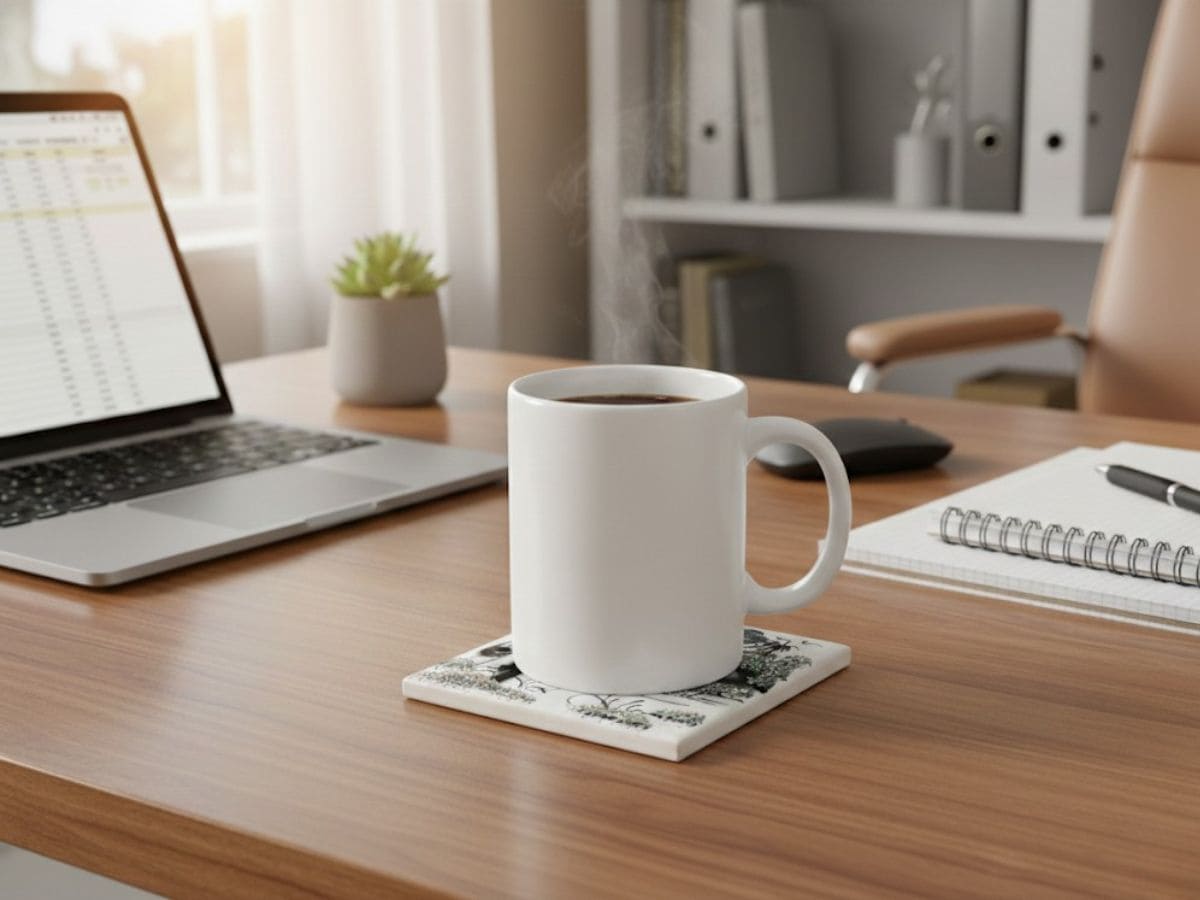 Đế Lót Ly Sơn Mài Đồng Quê DLL05