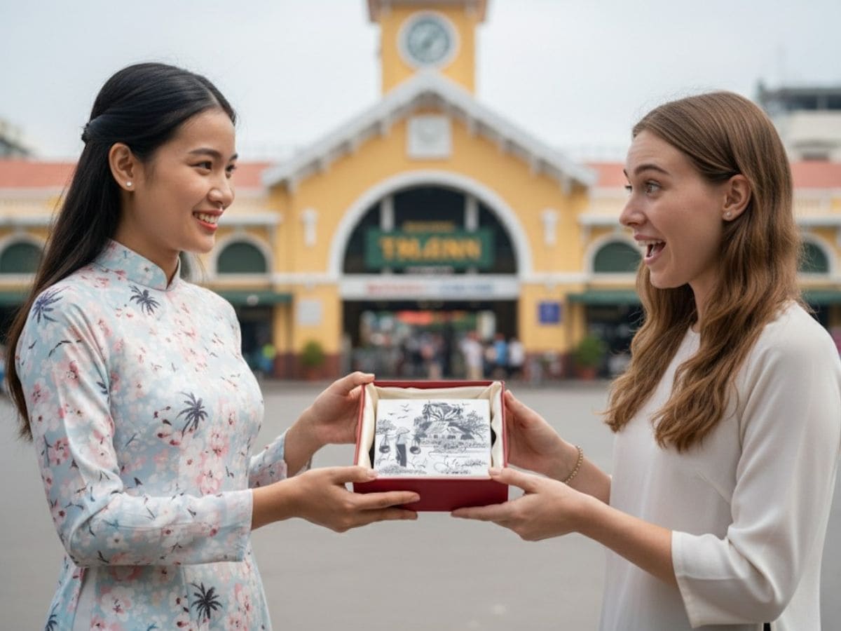 Đế Lót Ly Sơn Mài Đồng Quê DLL05