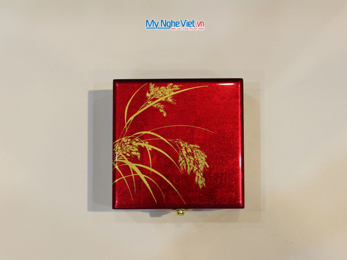Hộp Trang Sức Bông Lúa 12x12 - HSM1212-SD