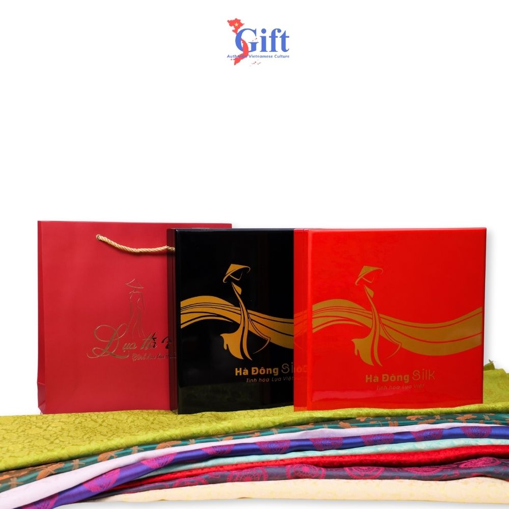 Hộp sơn mài Lụa Hà Đông MNV-HSM09