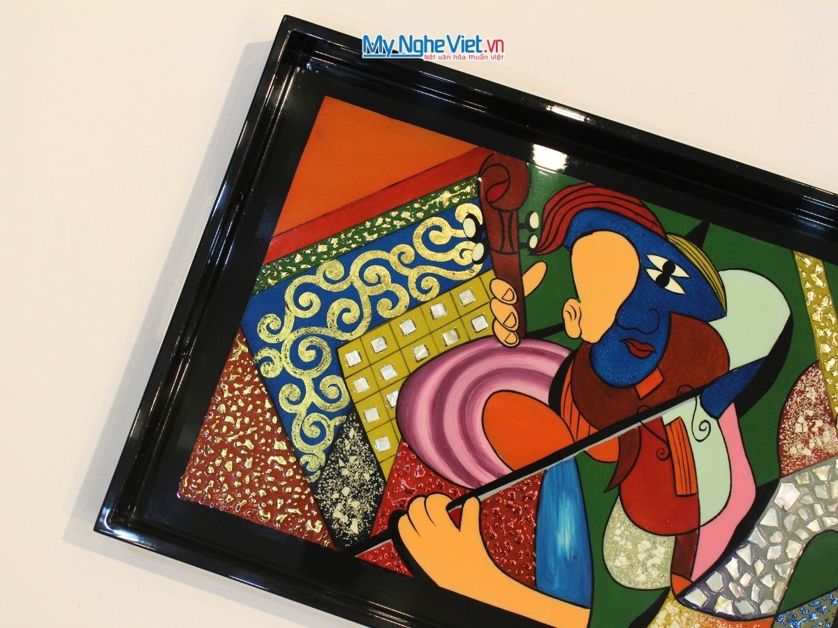 Khay sơn mài Picasso 25x38- KSM2538 PICASSO - 3