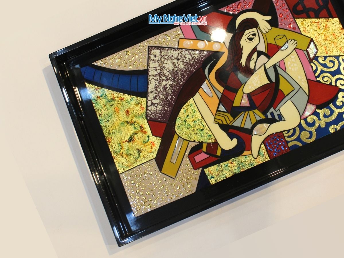 Khay sơn mài Picasso 25x38- KSM2538 PICASSO - 2